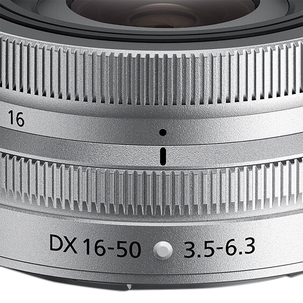 Nikon Z DX 16-50mm f/3.5-6.3 VR Zoom Lens in Silver, , large