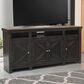 Loft & Lumbar Oregon 70" TV Console in Black Distress, , large