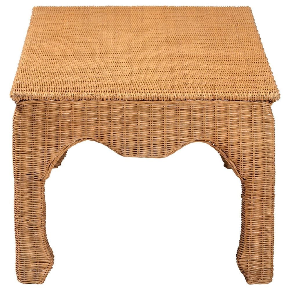 Baxton Studio Abena Coffee Table in Light Honey, , large
