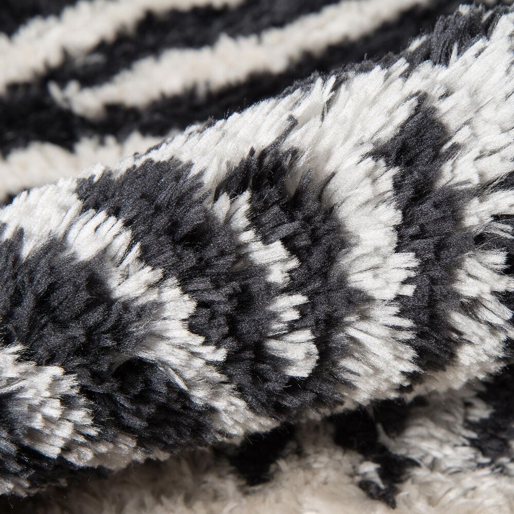 Novogratz Kalahary KAL-1 Black 5' x 7'6" Area Rug, , large