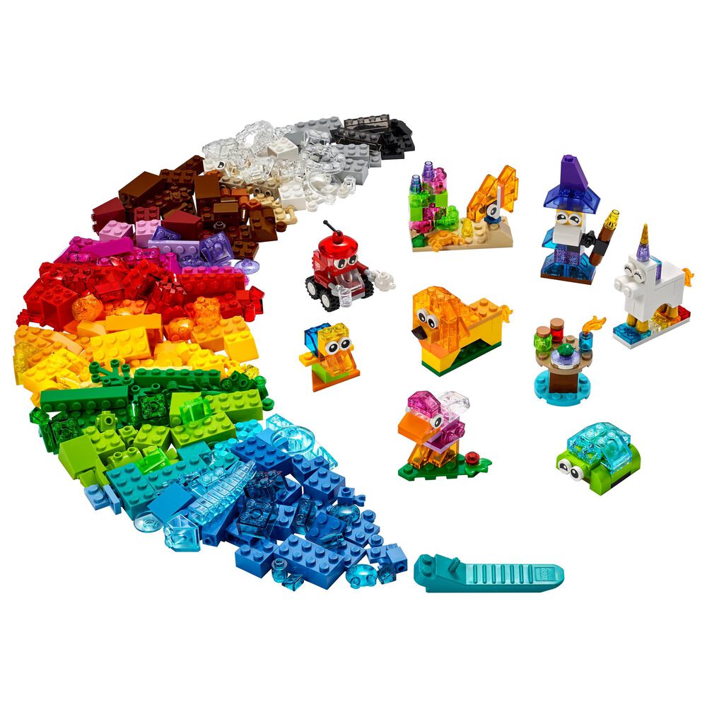 LEGO Creative Transparent Bricks Building Toy, , large