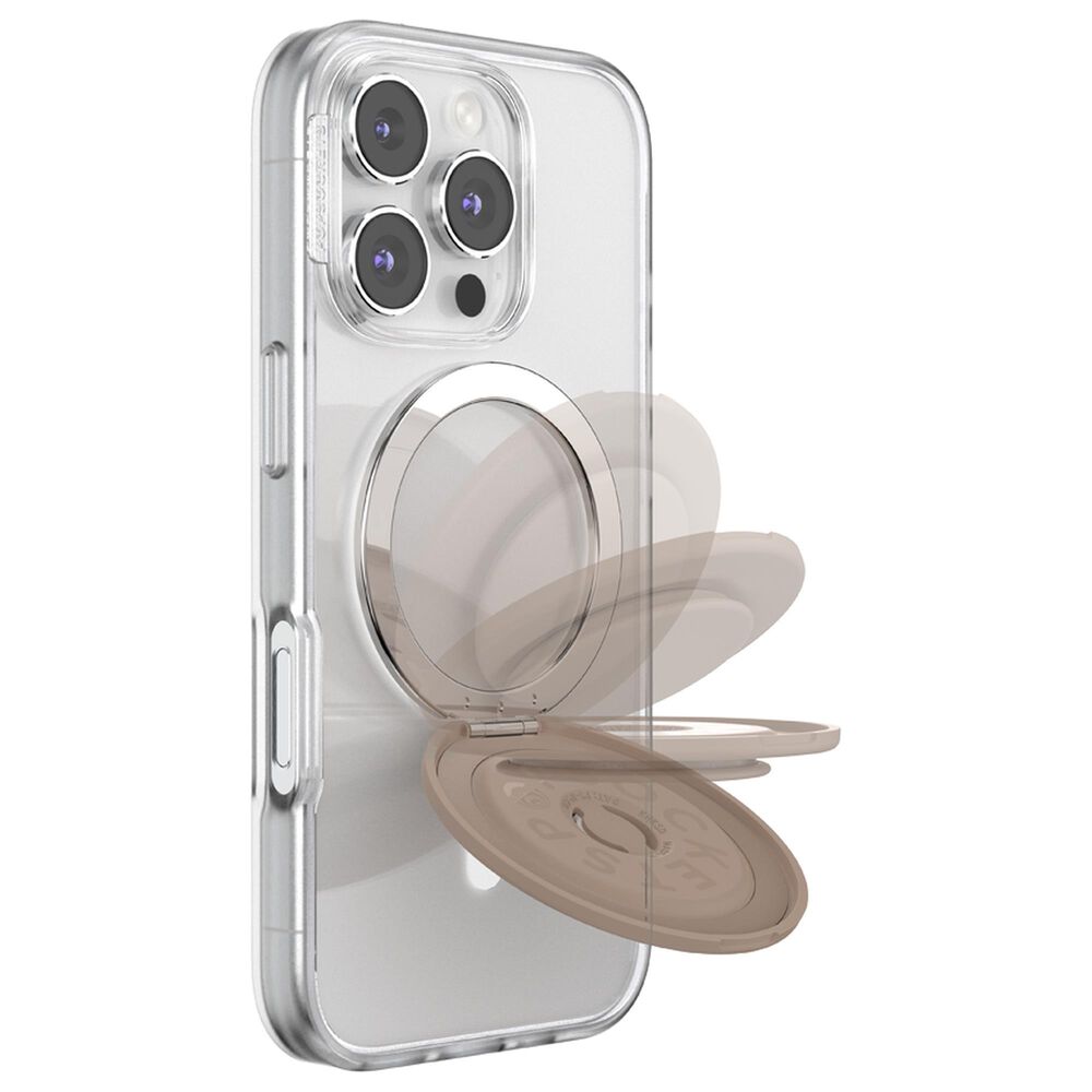 PopSockets MagSafe Circle Kick-Out Grip and Stand in Latte, , large
