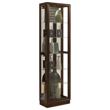 Chapel Hill 5-Shelf Curio Cabinet in Cherry Brown, , large