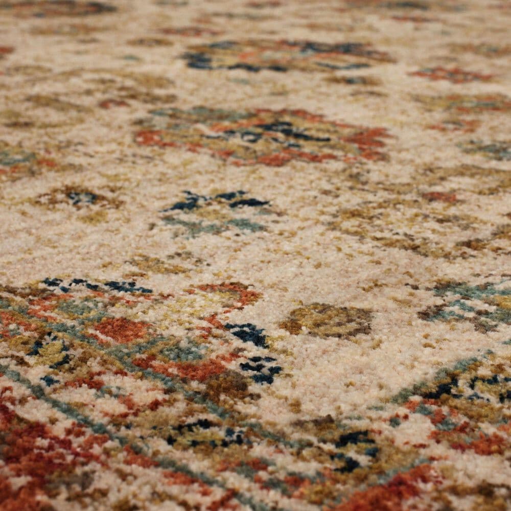 Karastan Spice Market Koyna Cream 5'3" x 7'10" Area Rug, , large