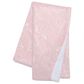Lambs and Ivy Petals Floral Fleece Baby Blanket in Pink and White, , large