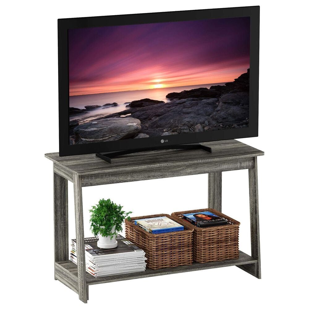 HOMLUX 35.2" TV Stand with 1-Shelf in French Oak, , large