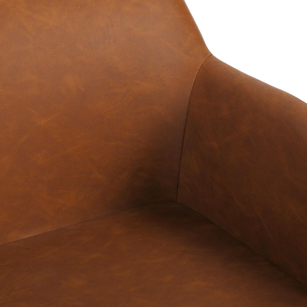 Lumisource Daniella Bench in Camel/Black, , large