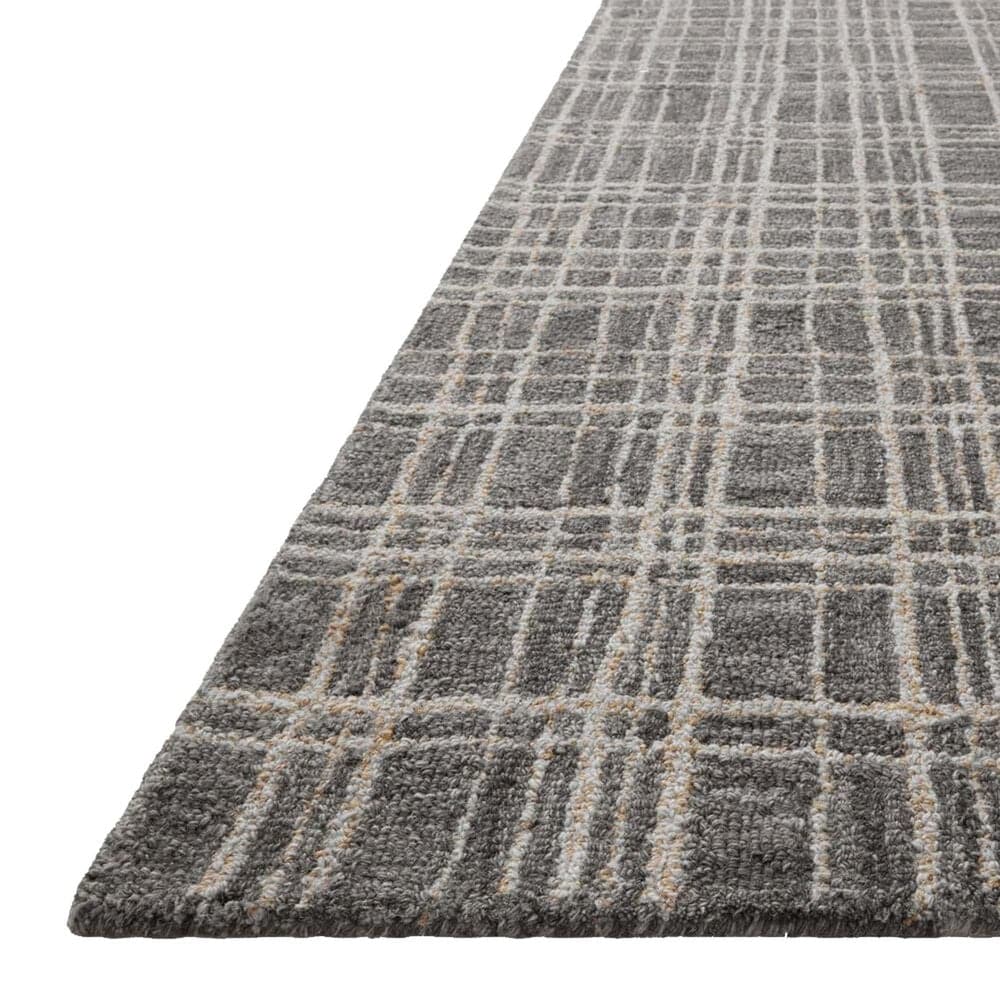 Chris Loves Julia x Loloi Polly 2&#39; x 5&#39; Graphite and Pebble Runner, , large