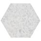 Soho Studio Riazza Hexagon Gray 9" x 10" Porcelain Tile, , large