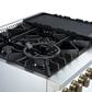 Forno Giovanni 30" Freestanding Gas Range in White, , large