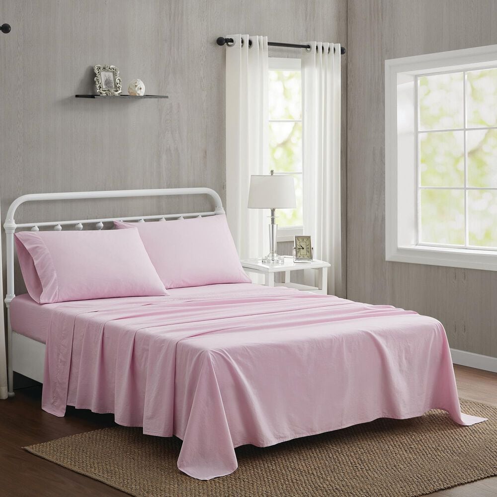 Pem America 4-Piece Queen Sheet Set in Pink, , large