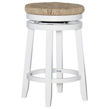 Parkerville Furniture Line Maya Swivel Counter Stool in White, , large