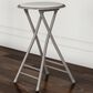 Timberlake 24" Folding Heavy Duty Stool in White and Gray, , large
