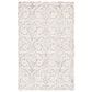 Safavieh Micro-Loop Damask 6" x 9" Ivory and Grey Area Rug, , large