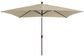 Garden Party 6.5" x 10" Ridge Beach Market Umbrella in Bronze Frame with Stand, , large