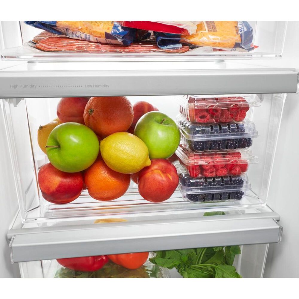 Whirlpool 21.4 Cu. Ft. 33&quot; Wide Side-by-Side Refrigerator in Fingerprint Resistant Stainless Steel, , large