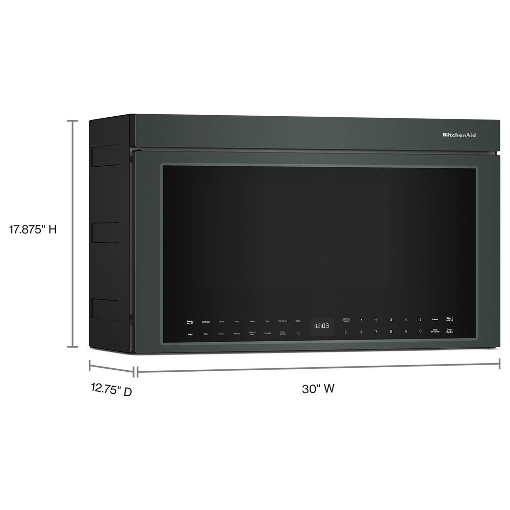 KitchenAid 1.1 Cu. Ft. Multifunction Over-the-Range Microwave Oven with Infrared Sensor Modes in Juniper, , large