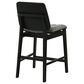 Coaster Redbridge Counter Stool with Grey Cushion in Black, , large