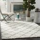 Safavieh Dallas Shag SGD258J-4 4" x 6" Ivory/Seafoam Area Rug, , large