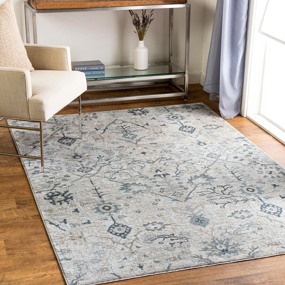 Surya Brunswick 9&#39; x 12&#39;2&quot; Sage, Khaki, Denim and Green Area Rug, , large