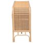 Baxton Studio Carabella 2-Door Rattan Storage Cabinet in Natural, , large