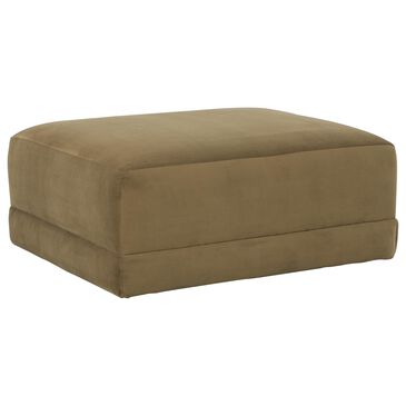 Signature Design by Ashley Lainee Ottoman in Honey Velvet, , large