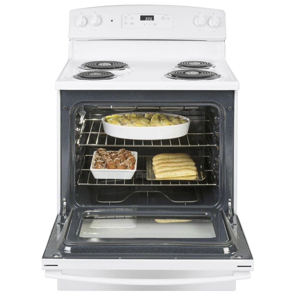GE Appliances 30&quot; Free-Standing Electric Range in White, , large