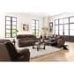 HomeStretch Skywalker Power Double Reclining Sofa in Walnut, , large