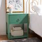 Safavieh Yudi 1 Drawer Nightstand in Turquoise, , large