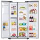 Samsung Bespoke AI 27 Cu. Ft. Side-by-Side Refrigerator with Sphere Ice and External Water and Ice Dispenser in Fingerprint Resistant Stainless Steel, , large