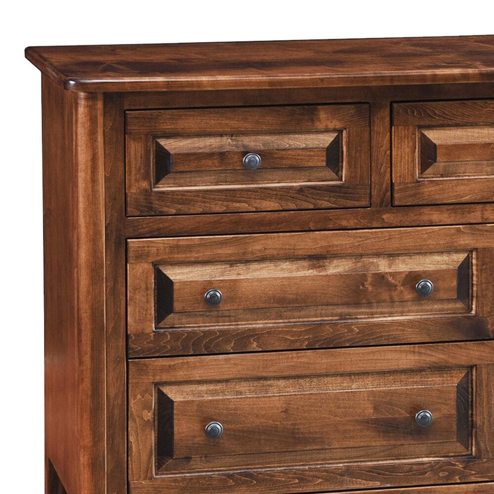 Archbold Furniture Carson 4-Piece Queen Storage Bedroom Set in Maple Bark, , large