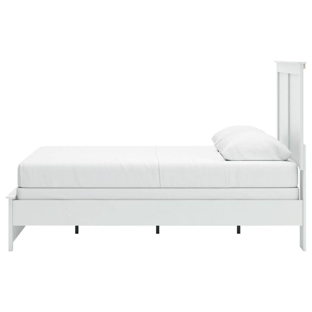 Ashley Bostwick Shoals 5-Piece Queen Panel Bedroom Set in White, , large
