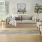 Nourison Rustic Textures Ivory, Grey and Slate Blue 2"2" x 7"6" Runner, , large