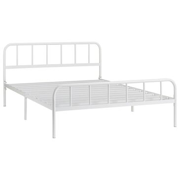 Signature Design by Ashley Trentlore Full Platform Bed in White, , large