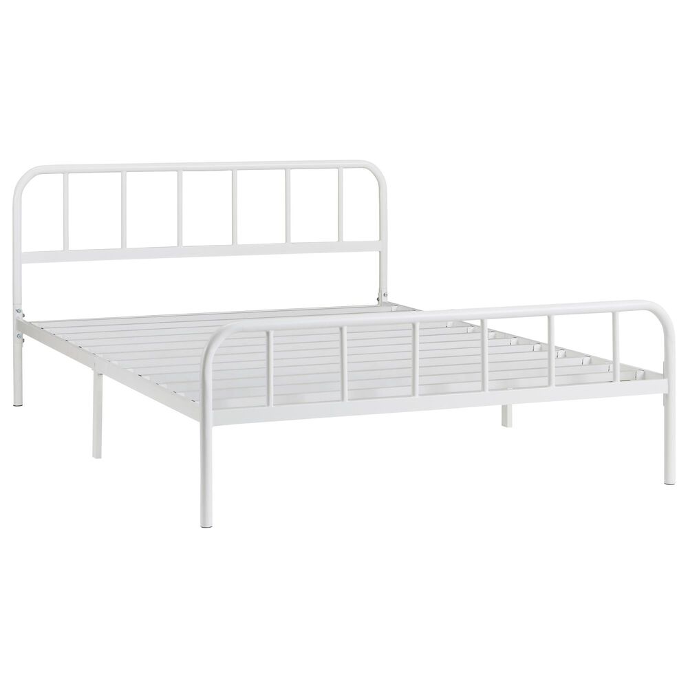 Signature Design by Ashley Trentlore Full Platform Bed in White, , large