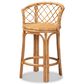 Baxton Studio Orchard Counter Stool in Natural Brown, , large