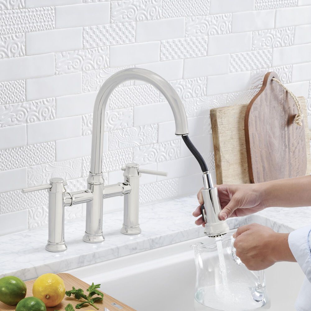 Blanco Empressa Pull-Down Faucet in Polished Nickel, , large