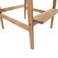 Hearth and Haven Outdoor Acacia Wood Adirondack Barstool in Natural Stained (Set of 2), , large