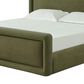 Urban Home Hartford Summit Queen Upholstered Platform Bed in Moss, , large