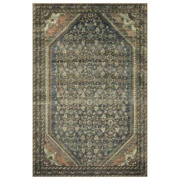 Magnolia Home Banks 5" x 7"6" Denim and Clay Area Rug, , large