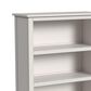 Eastern Shore Lodge 3-Shelf Bookcase in Cream, , large