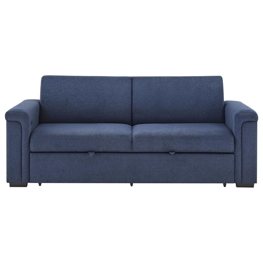 Modern Market Pull-out Sofa Bed in Navy, , large