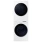 Samsung Bespoke 4.6 Cu. Ft. Washer and 7.6 Cu. Ft. Electric Dryer Stack Laundry in White, , large