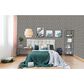 Tempaper Block Print 198" x 20.5" Peel and Stick Wallpaper in Black Jade, , large