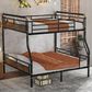 Hearth and Haven Full XL over Queen Detachable Bunk Bed in Black, , large