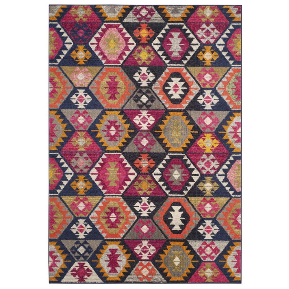 Safavieh Monaco MNC218F 4" x 5"7" Multicolor Area Rug, , large