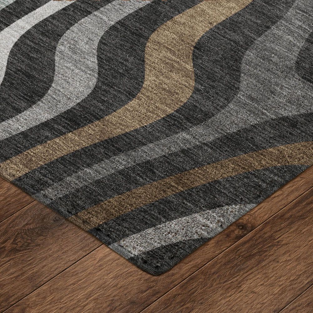 Dalyn Rug Company Kenner KN4 Black 3' x 5' Area Rug, , large