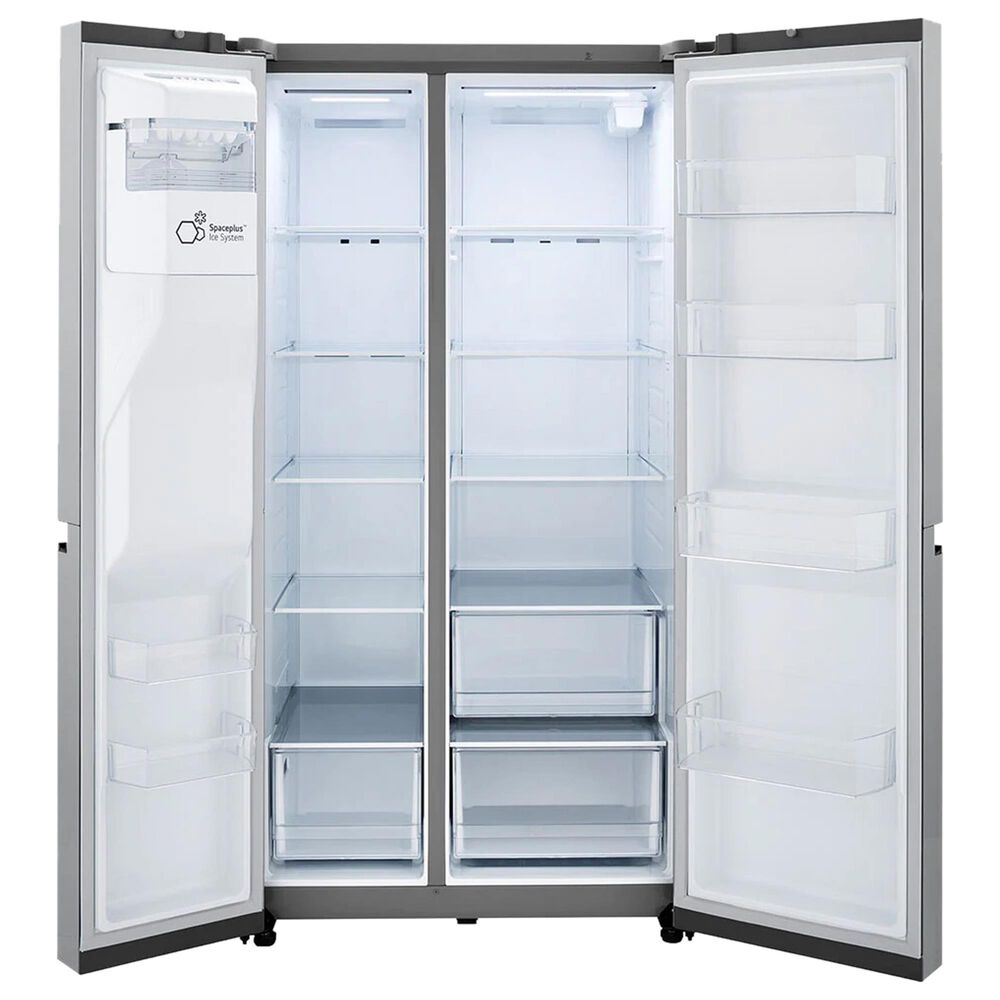 LG 22.5 Cu. Ft. Side-By-Side Counter-Depth Refrigerator in Stainless Look, , large