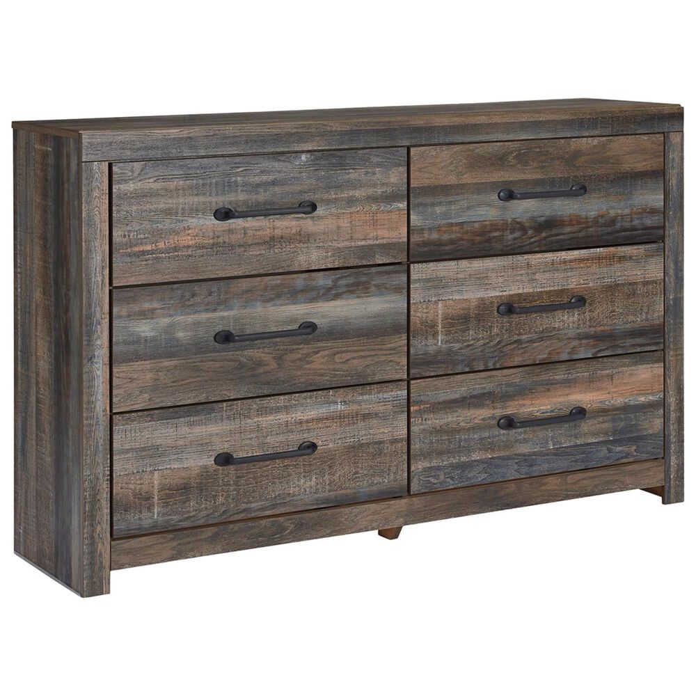 Signature Design by Ashley Drystan 5 Piece Twin Bedroom Set in Burnt Orange and Teal, , large