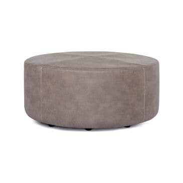Moore Furniture Rizzo Round Ottoman in Greige, , large